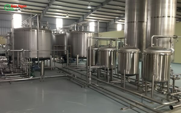 Nấu rượu gao kiểu công nghiệp