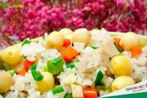 Nấu cơm với củ, hạt: